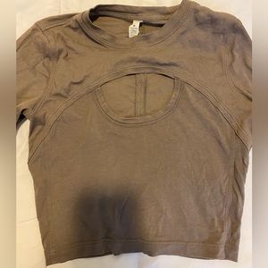 Lululemon keyhole long sleeve top
